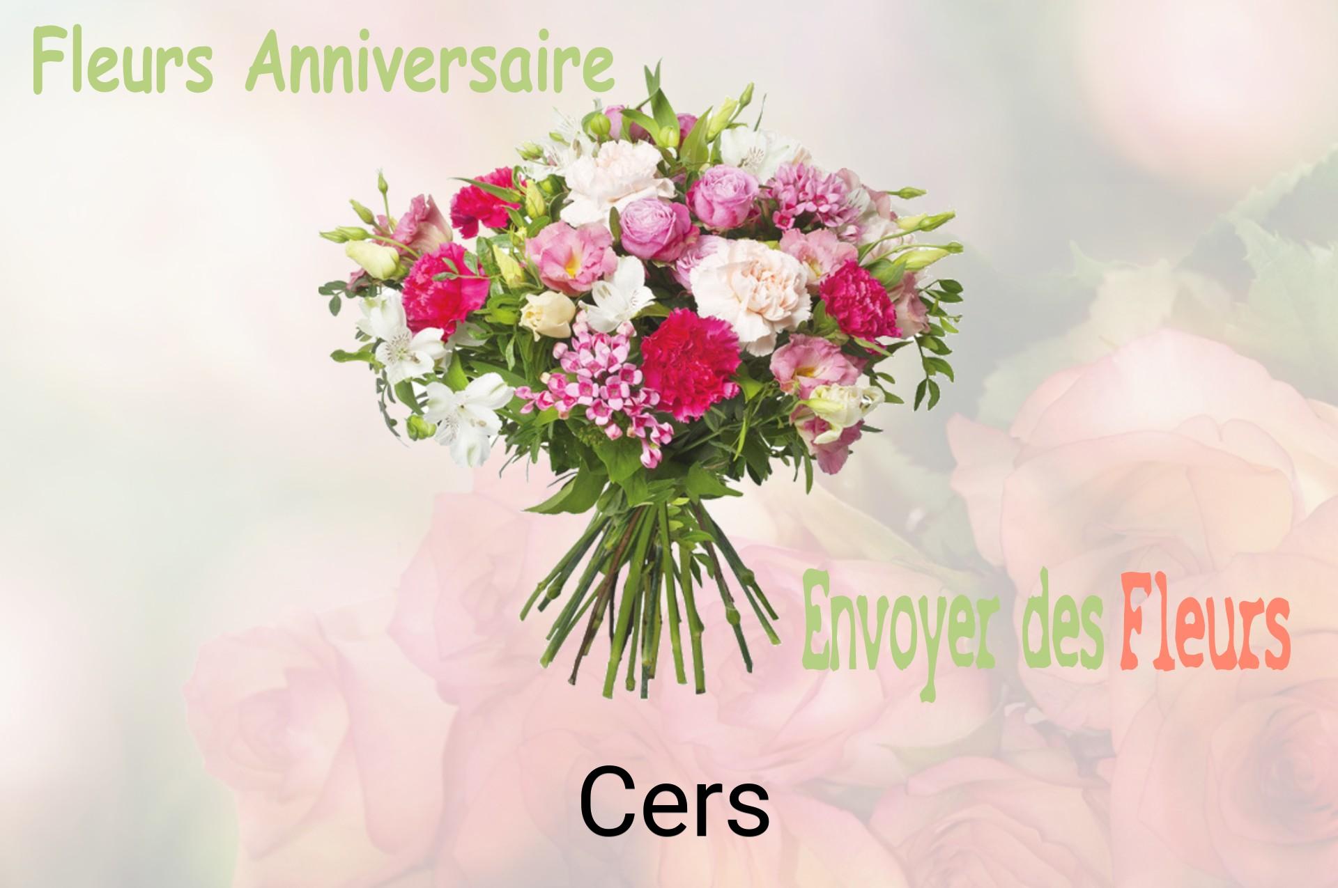 Bouquet de fleurs d’anniversaire livré à Cers